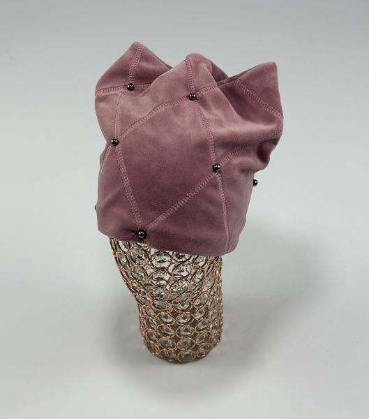 Шапка Зуля Велюр (гр.розовый)